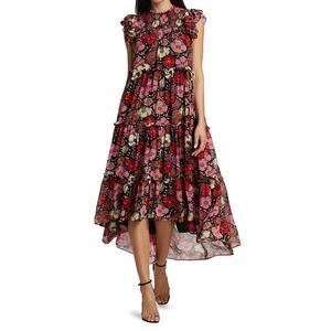 Cinq a Sept Ricki Trapeze Flora Dress
